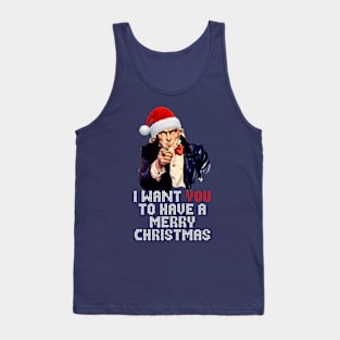 Uncle Sam I Want You To Have A Merry Christmas Tank Top